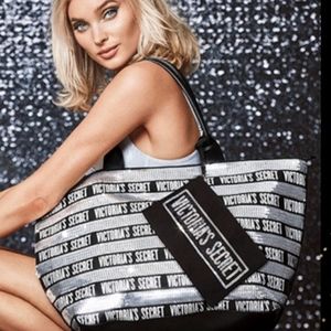 NWT Victoria's Secret Black Friday Bling Tote Bag